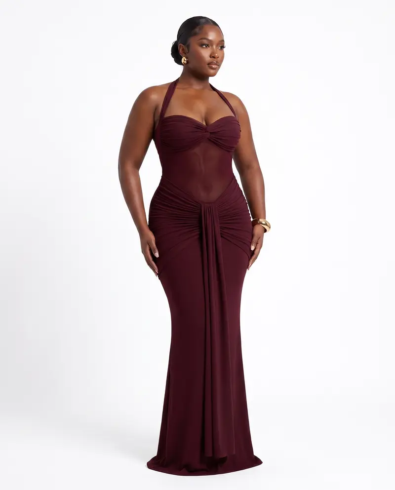 formal dresses for curvy women vestidos de gala plus size Elegant dresses