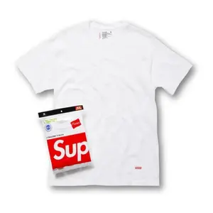 Supreme Hanes Tagless Tees (3 Pack)  White New