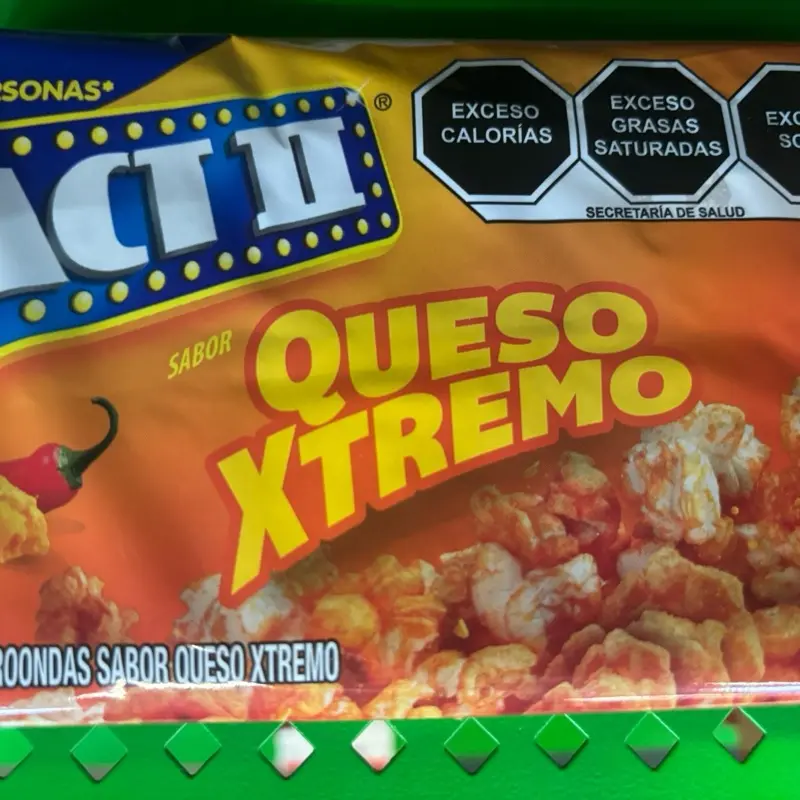 ACT II 6pk of Mexican Popcorn Extreme Queso Snacks