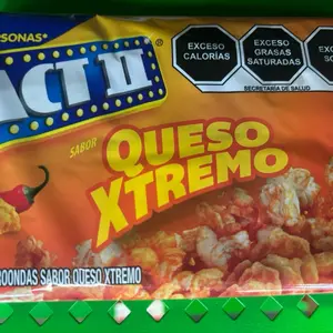ACT II 6pk of Mexican Popcorn Extreme Queso Snacks