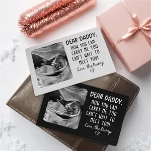 Custom Metal Photo Wallet Card,New Dad Gift for Husband, Dad To Be Gift,First Father's Day Gifts, new dad gift, new dad gift fathers day, gifts for new dad, wallet card, father's day gift