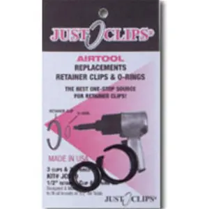 Just Clips  .75 in. Anvil Retainer Clip Refill Kit - 5 Pack