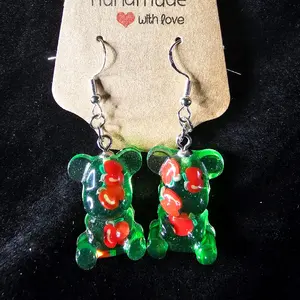 Floating Apple Earrings - Elegant Design with Lightweight Construction and Secure Fit