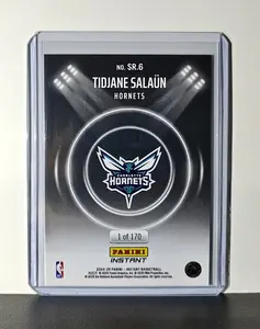 Tidjane Salaun Rookie 2024-25 Panini Spotlight Rookies NBA #6 Hornets 1 of 170