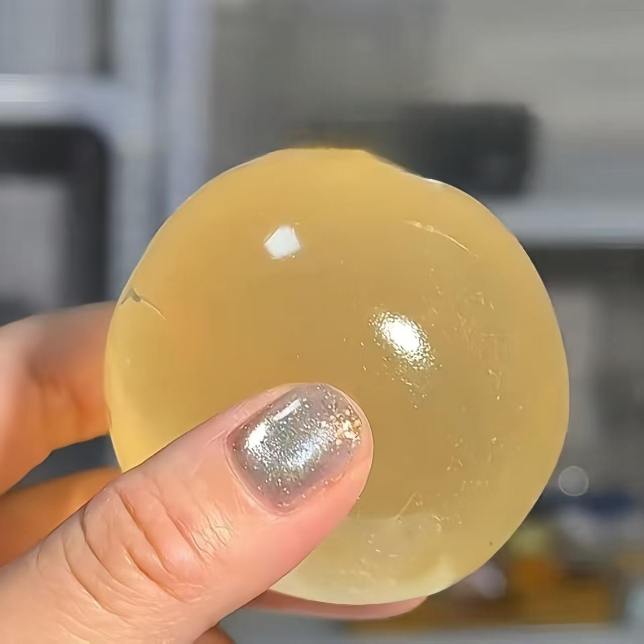 J&J Clear Maltose Squishy - Coconut Oil Texture Slow Rebound Fidget Toy | Moldable Stress Ball  Clear Coconut Oil Squishy | Super Soft Slow Rebound Fidget Toy for TikTok