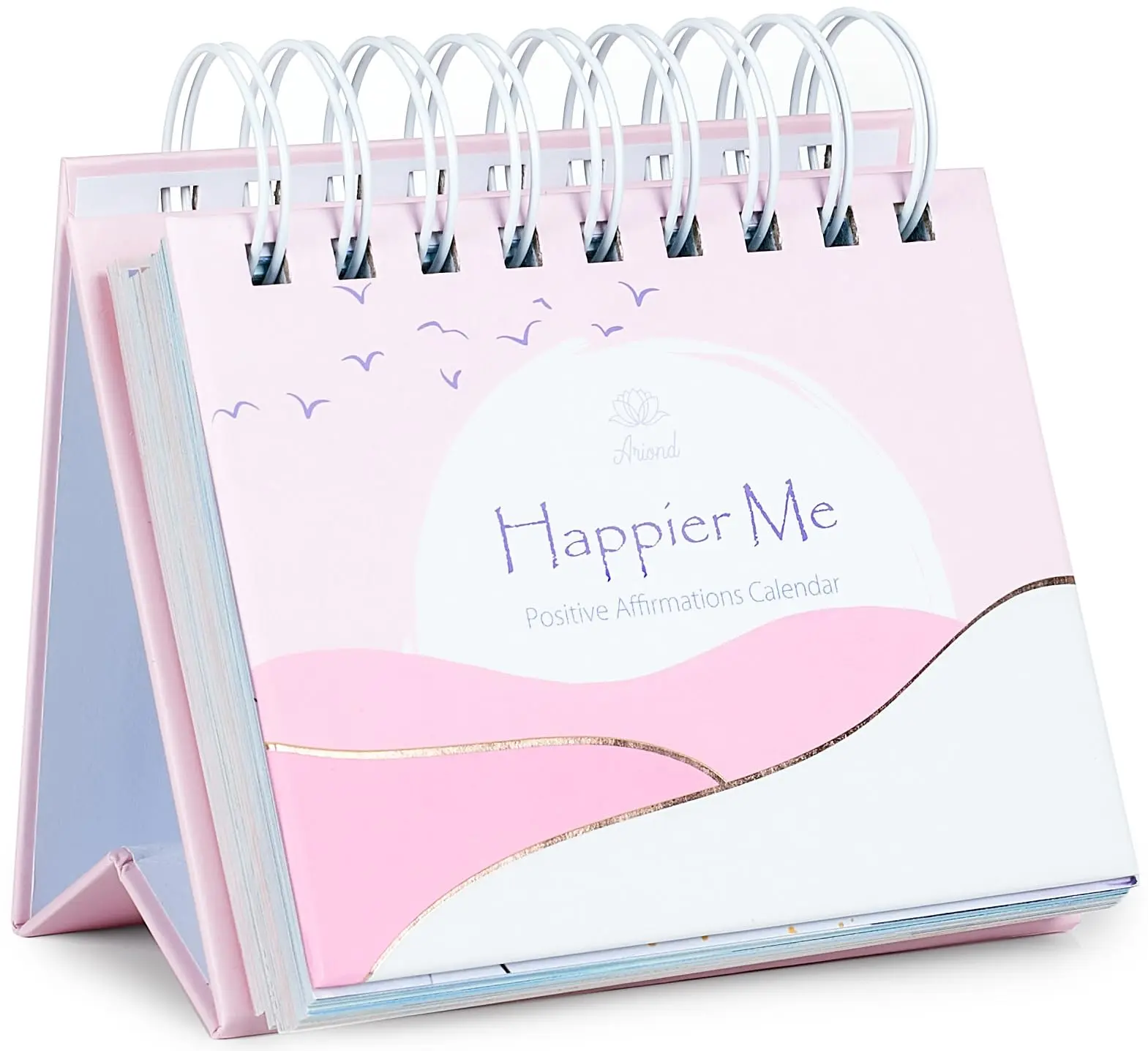 Daily Affirmation Calendar, Undated Inspirational Desk Calendar, Inspirational Gifts for Women, Daily Affirmations for Women, Pink Gifts for Women, Daily Flip Calendar, Motivational Gifts for Women