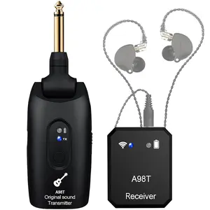 Wireless in Ear Monitor System, 2.4GHz Wireless IEM System with 270° Rotatable Transmitter, Receiver Auto-Pairing, in-Ear Monitoring for Studio, Band Rehearsal, Instrument Performance
