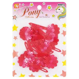 Beauty Town Two-Tone Daisy Barrettes Flower Hair Clips Claw Clip