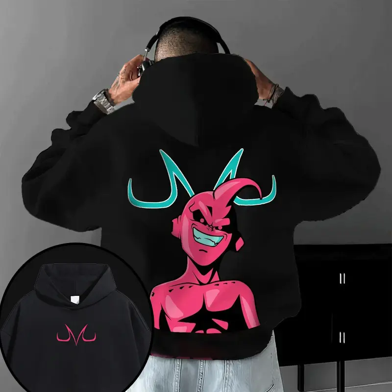 Unisex FallFreshness outfits men streetwear 80s 90s graphic tees cotton Anime funny Hoodies men gifts