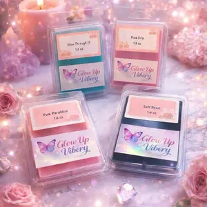 Glow Up Collection Wax Melt Bundle  4 Signature Scents | Strong Soy Wax Melts