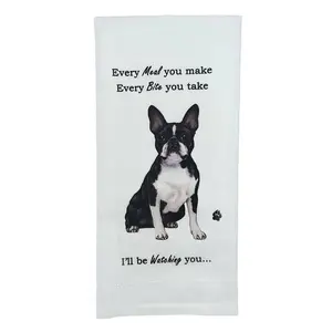 Boston Terrier Kitchen Towel