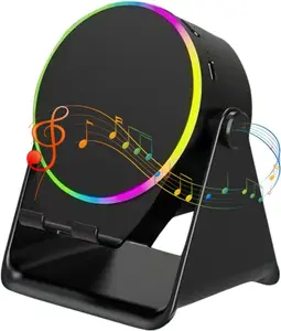 Intelligent Sound Equipped Mobile Stand, Robust Polystyrene Body and Firm Base, Multi-Device Charging Assistance, Ideal Desktop Accessory for Teachers and Speakers