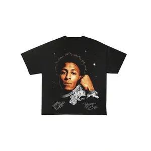 Youngboy Never Broke Again T Shirt, Rap Hip Hop Music Shirt, Unisex T-Shirt Men`S Women Casual Short Sleeve 220g Perfect For Fans