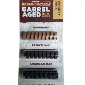 The infusion spiral, Barrel-Aged in a bottle Variety Pack. Home distillation, home winemaking, home brewing, finished whiskey, Moonshine.