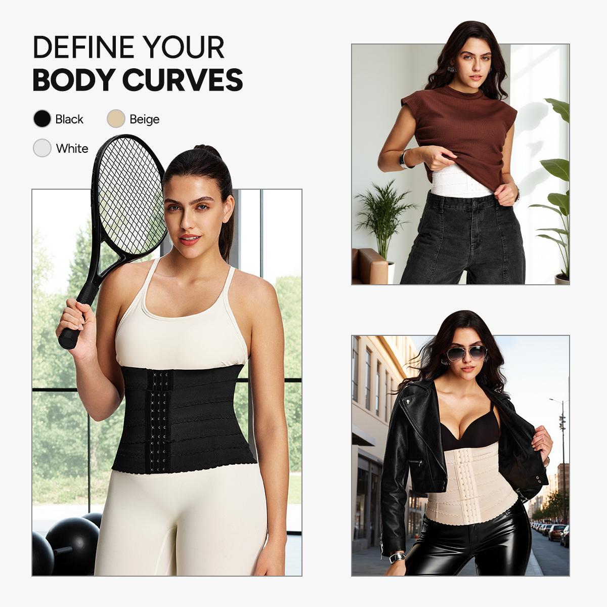 Nebility Women's Waist Cincher Belt - Adjustable Tummy Control Body Shaper, High Elasticity Abdominal Binder, Comfortable Basic Womenswear Compression Minimalist SpringStatements Nebility Women's Waist Cincher Belt - Adjustable Tummy Control Body Shaper, High Elasticity Abdominal Binder, Comfortable Basic Womenswear Compression Minimalist SpringStatements