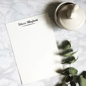 Classic Stationery Notepad - Personalized