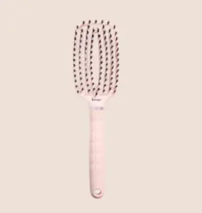 L'ANGE HAIR - Detangling Vented Paddle Brush with Nylon & Boar Bristles - Detangling Hairbrush for All Textures, Glides Through Wet/Dry Locks, Tames Flyaways & Frizz, Reduces Breakage & Damage, Gentle Brushing
