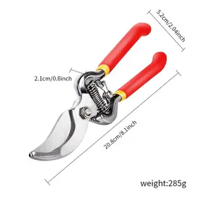 Garden Tools Curved Blade Pruning Shears for ,Effortless Home Use Tree Pruner, Ideal for Landscaping, Handle