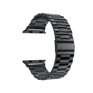 Men's Stainless Steel Strap for Apple Watch, Fits 40-49mm Sizes, Durable & Stylish, Perfect for Daily Wear & Business Use, Smartwatch Strap