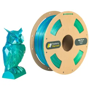 1.75mm Dual Color Silk PLA 3D Printer Filament, 1 KG Spool, Dimensional Accuracy +/- 0.02 mm, Dual Color 3D Printing Filament