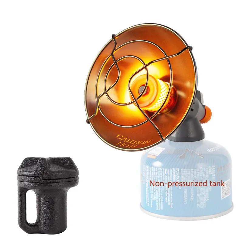 Portable gas heater with hard protective shell, suitable for outdoor tents and garages. For fishing, Halloween gifts, men's Easter tool upgrade.