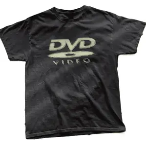 DVD Video Nostalgic Green Logo, Vintage Gaming T-Shirt, 2000s Aesthetic, Retro Good Shirts Tiedye Mugshot Shirt Breezy Shirt Cotton Menswear Top Unisex