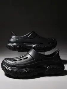 Men's Casual Breathable Comfortable Sports Clogs, New Style Non-slip Soft Sole Clogs for Beach, Outdoor Sports Sandals for Daily Wear, Boy