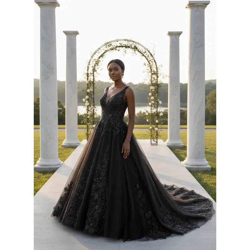 black lace wedding dress - TikTok Shop black lace wedding dress - TikTok Shop