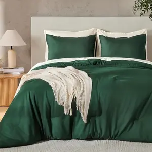 Andency Comforter Set Ultra Soft Lightweight Breathable Bedding Set 3 Piece for All Season Durable Machine Washable
