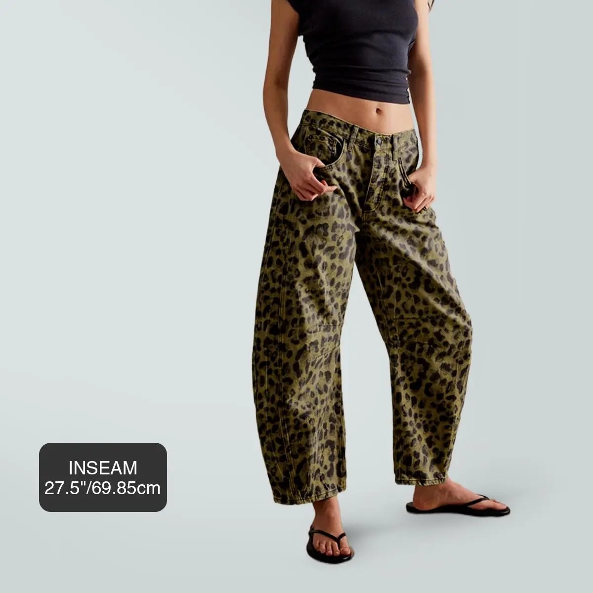 Zyra-Brown Leopard Print