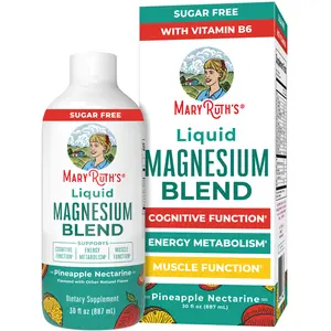 MaryRuth's Liquid Magnesium Supplement - Magnesium Complex - Pineapple Nectarine - Cognitive Function - Bone Health - Certified Vegan - 30 oz