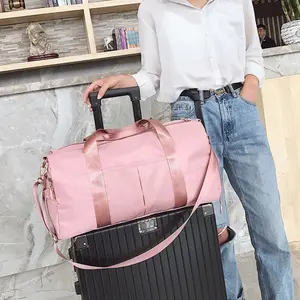 Lightweight Durable Workout Sports Duffle Bag with Separate Shoe & Wet Dry Compartments, Adjustable Shoulder Strap & Handheld Design, Ideal for Daily Sports, Fitness, Yoga, Travel and Weekend Getaway