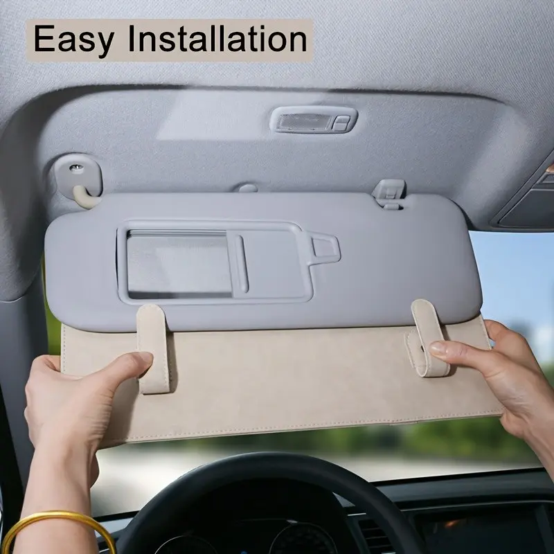 Foldable UV Protective Sunshade Extension for Cars, Universal Car Sun Visor Extender, Sun Shade For Car Window, Windshield Shade Curtain, Fits Various Vehicle Types, Windshield Shade Cover