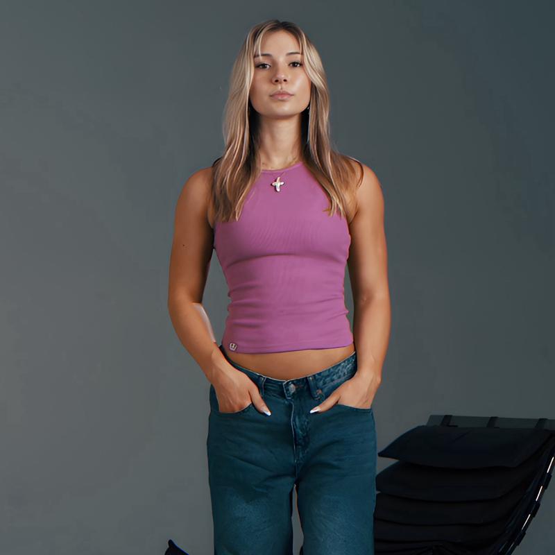 EKKO WOMENS Beater Compressive Tank Top