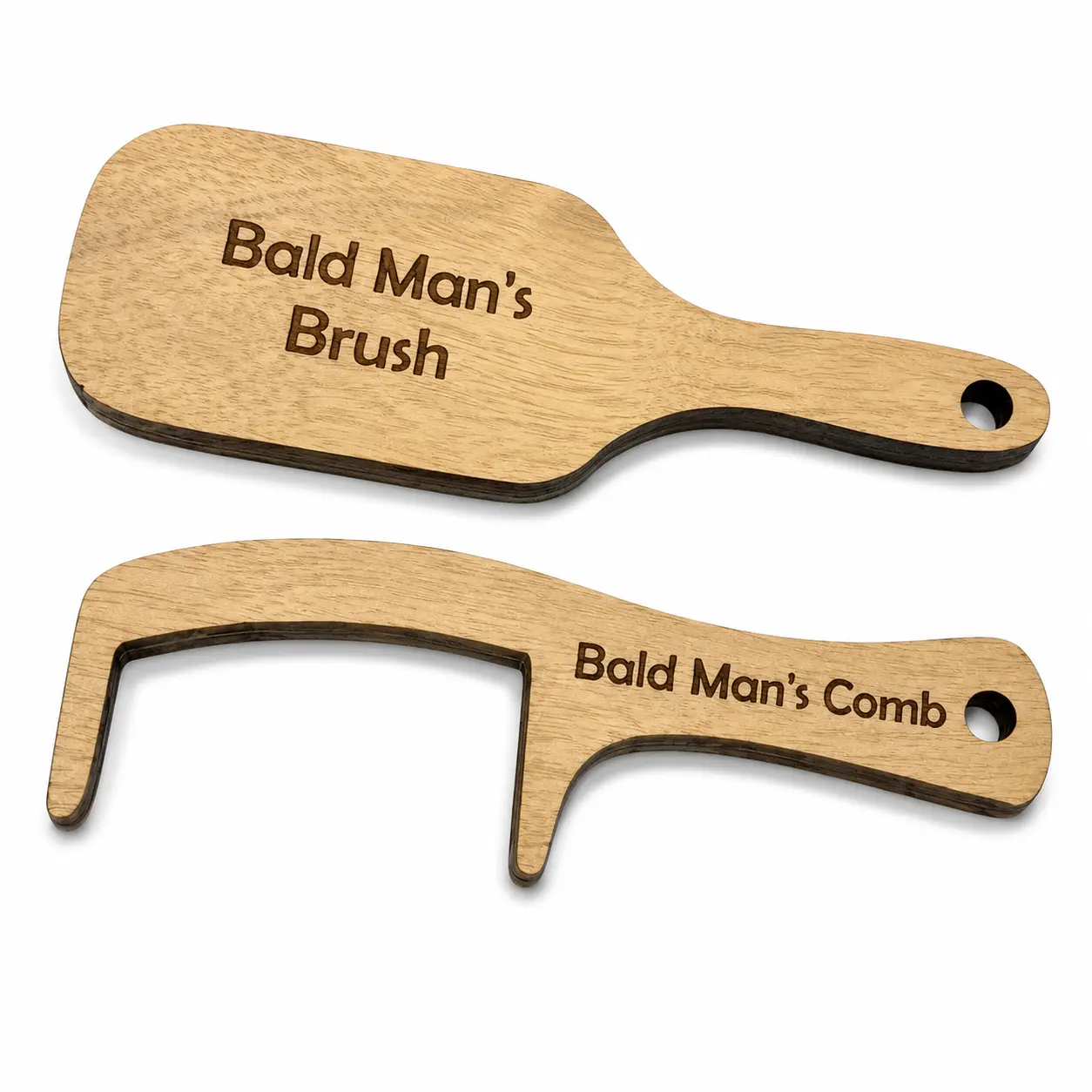 2-Piece Bald Man’s Brush & Comb Novelty Gift Set – Lighthearted Gag Gift for Adults, Birthdays, Christmas