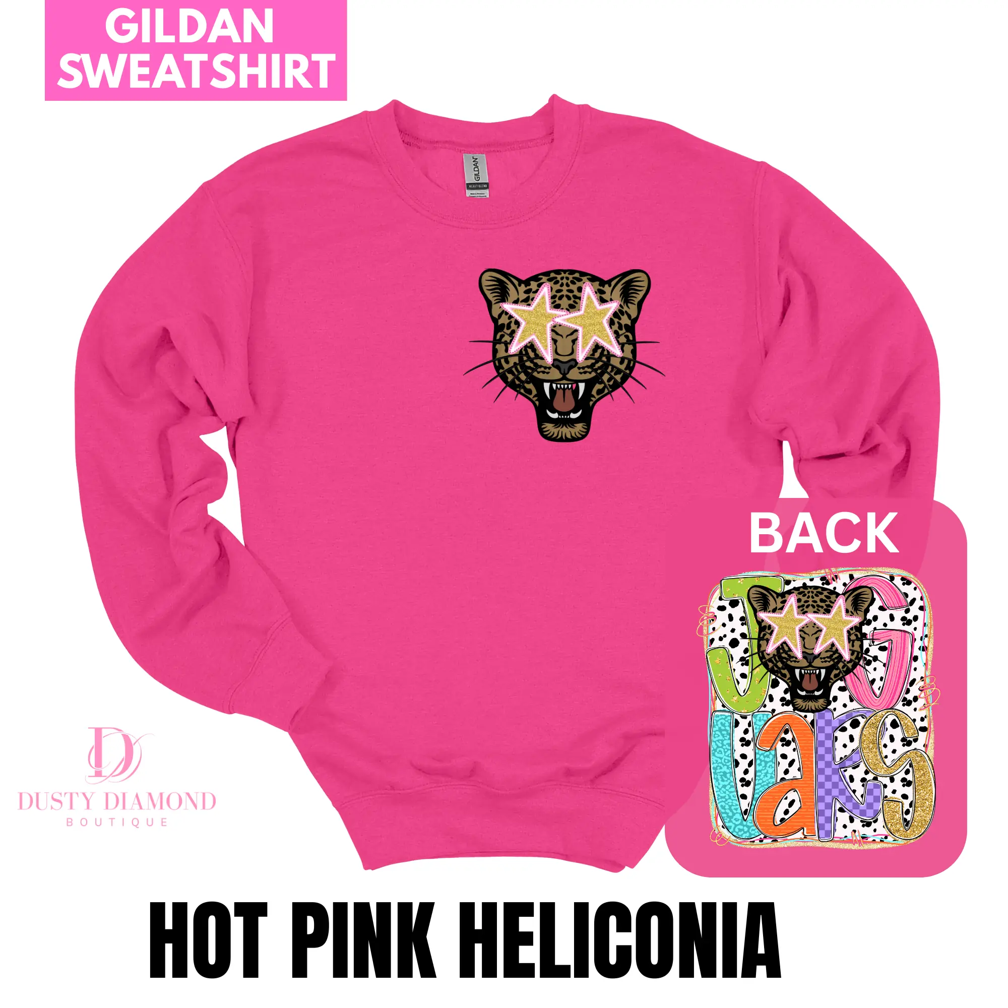 Preppy Jaguars Gildan Sweatshirt