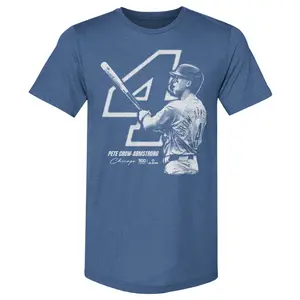 MLBPA Pete Crow-Armstrong | Chicago Bitmap | Premium Tri-Blend Graphic T-shirt