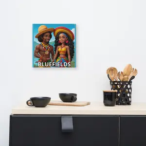 BLUEFIELDS Canvas Art Print 12x12