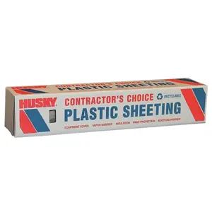 Poly-america 12ft. X 100ft. 6 ML Tyco Polyethylene Clear Plastic Sheeting CF0612C