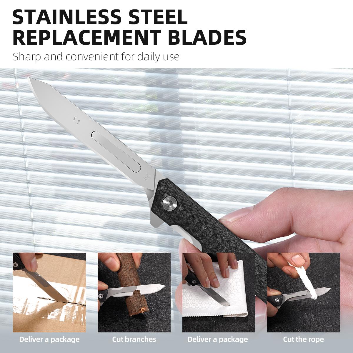 Creative Candy Pattern Folding Pocket Knife, EDC Outdoor Tool for Camping Hiking