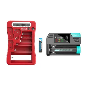 DB1 Battery Tester and B2-Red Battery CheckerCheck, 1x AAA Batteries Included, Cable Included