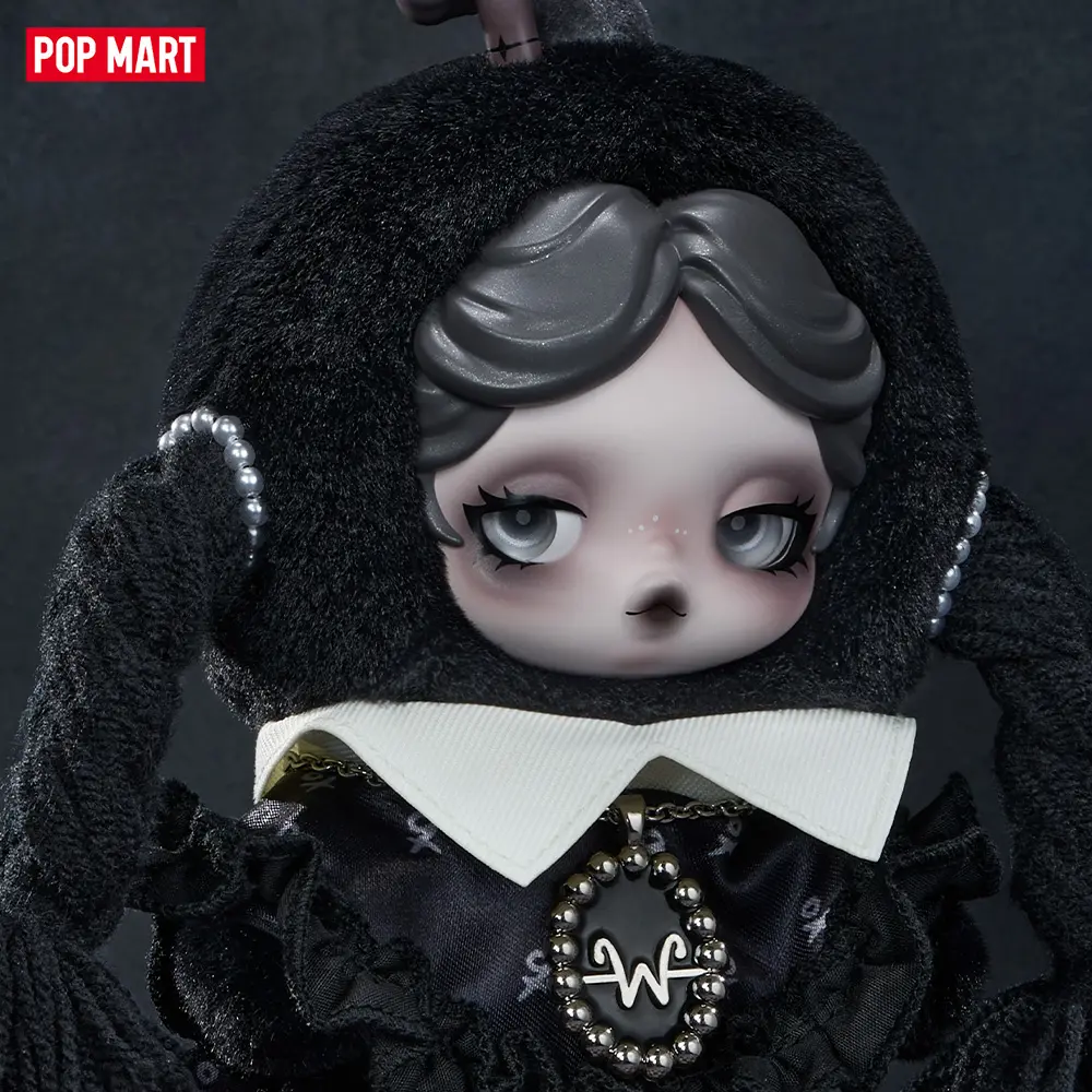 POP MART SKULLPANDA Wednesday PlushClassic Dress Version - TikTok Shop POP MART SKULLPANDA Wednesday PlushClassic Dress Version - TikTok Shop