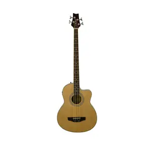 De Rosa GAB47 4 String Cutaway Acoustic-Electric Bass Guitar - Natural