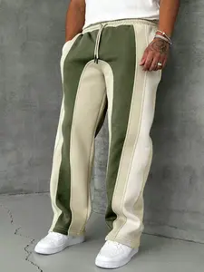 Men's Colorblock Side Stripe Sweatpants, Regular Fit Casual Comfy Breathable Jogger Pants for Daily Wear, Men's Trousers for All Seasons, Casual Sports Trousers