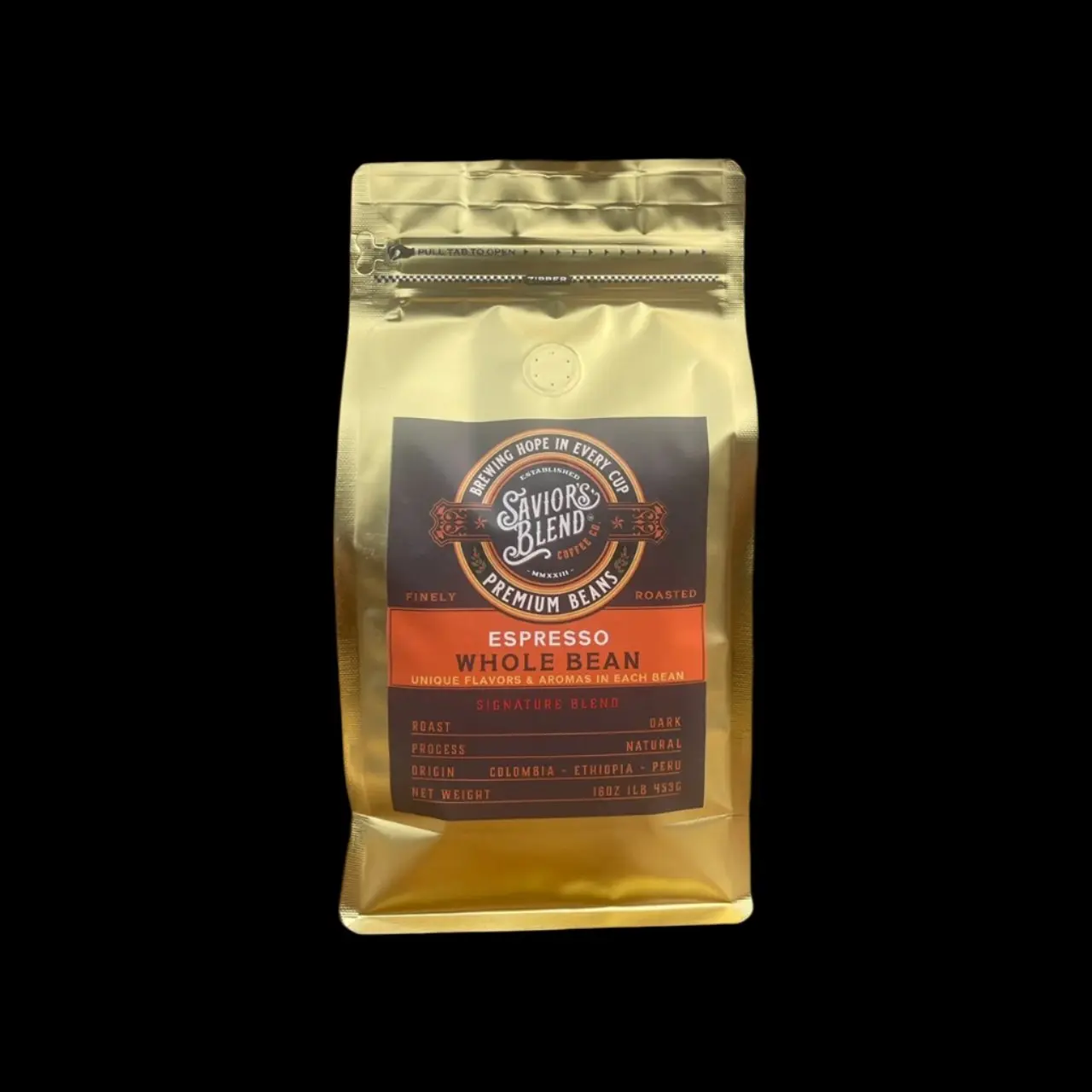Savior's Blend Espresso Whole Bean One Pound