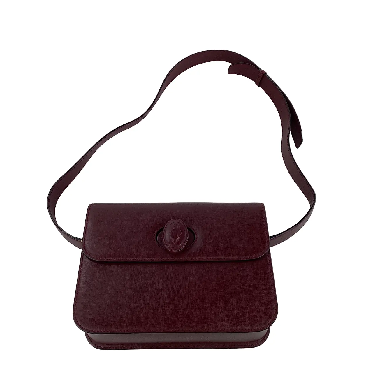 Pre-owned Cartier Leather Crossbody Bags Must De Cartie E2306109