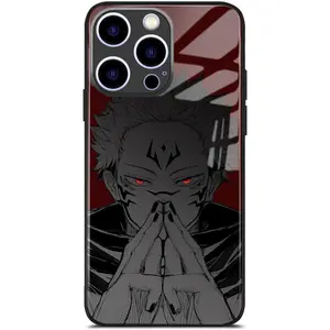 Sukuna JJK Anime Character Phone Case - Shockproof Protective Cover for iPhone 17 16 15 14 13 12 11 PRO Plus PROMAX