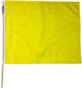 Solid Yellow Racing Flag
