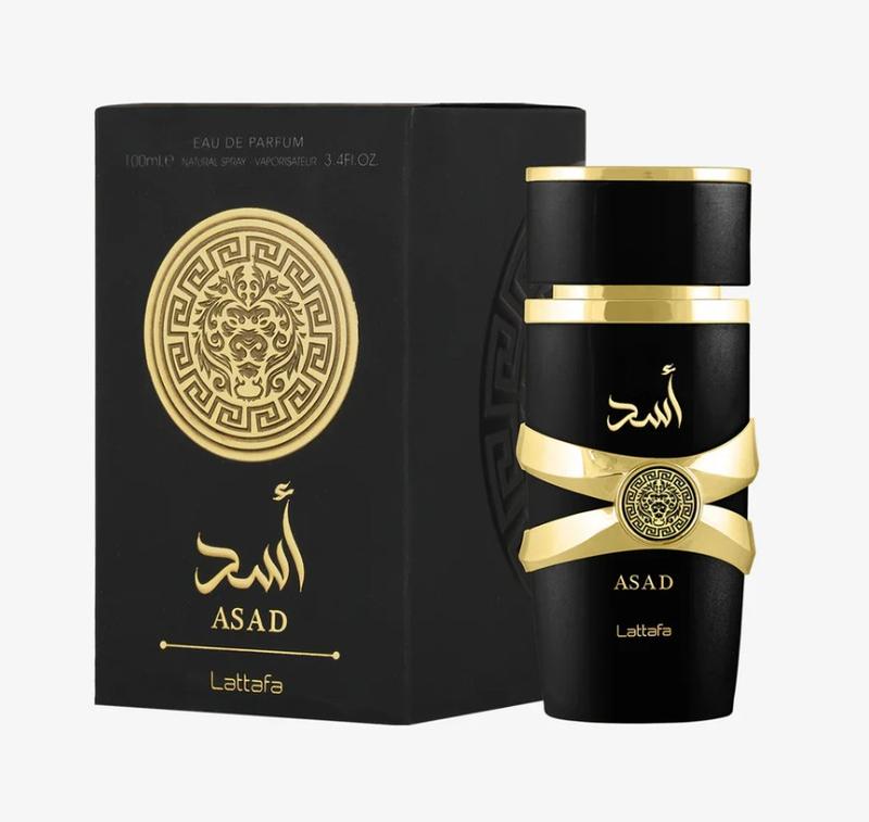Lattafa Perfumes Asad for Unisex Eau de Parfum Spray, 3.4 Ounce