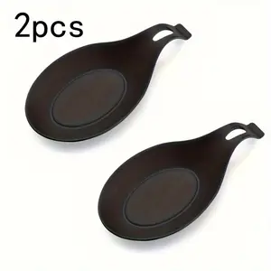 2pcs heat-resistant spoon holders, chopstick trays, spatula storage utensils, spatula handles, spoon pads, kitchen tools